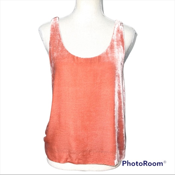 JCrew Velvet sleeveless tank top - Picture 1 of 5